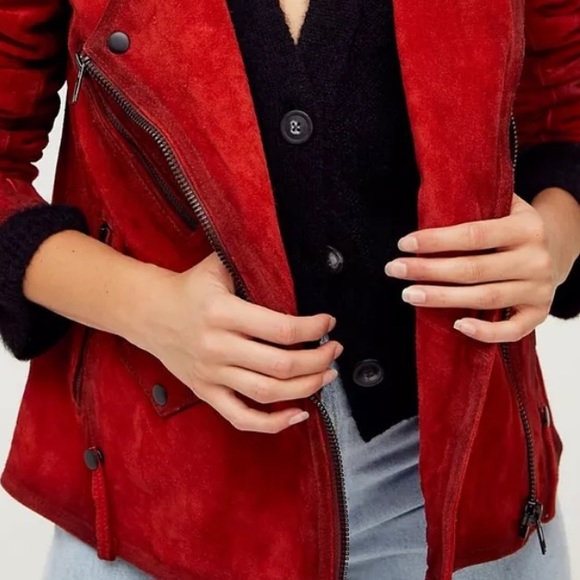 Free People Jealousy Suede Moto Jacket - Picture 3 of 13
